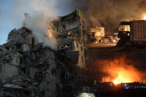 kyjev, vojna, bombardovanie,